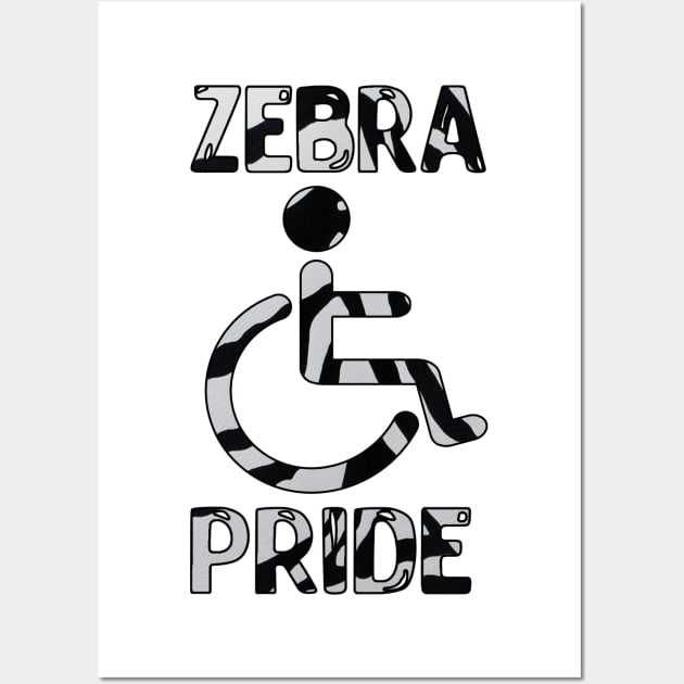 Zebra Pride - EDS Wall Art by NatLeBrunDesigns